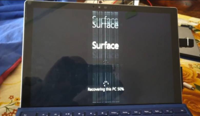 Màn hình Surface bị lỗi